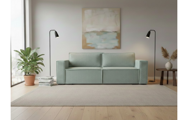 Sofa Smart lincoln 72 na sprężynach z funkcją spania i pojemnikiem